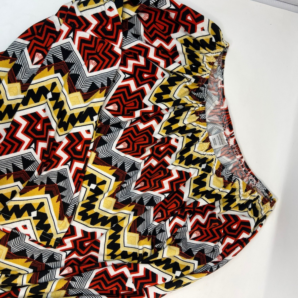 West Loop Womens Extra Large Geometric Print Long Sleeve Off Shoulder‎ Dress - Picture 7 of 10